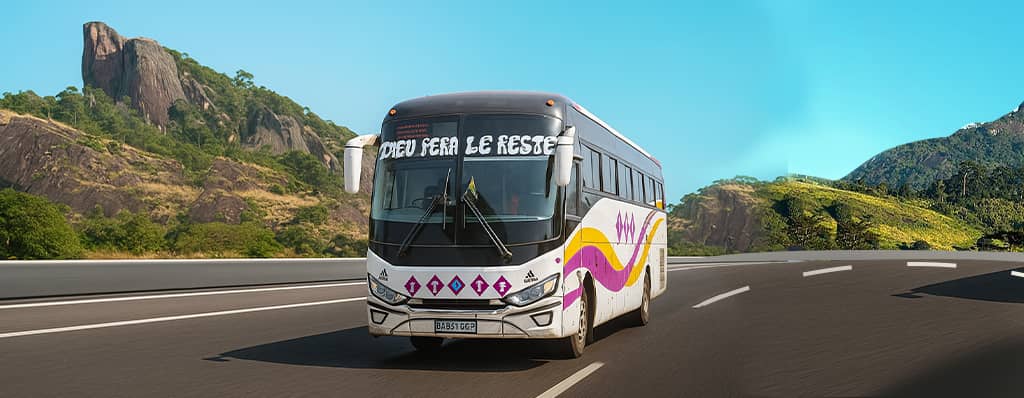 Bus en montagne